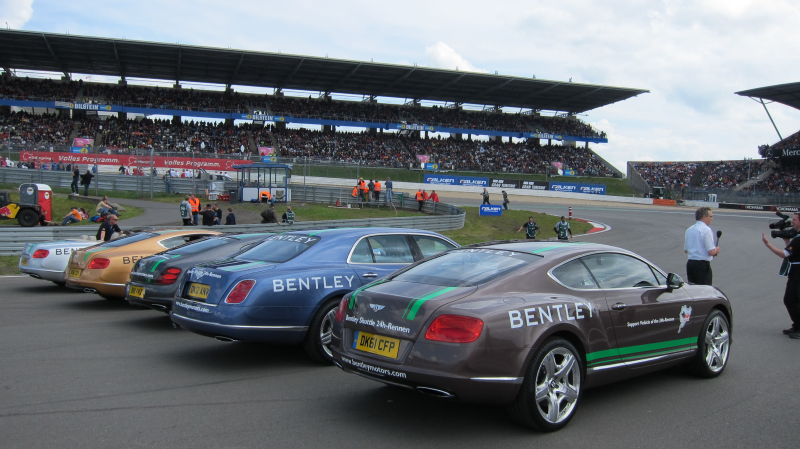 Illustration for article titled Why Yes, I'd Love To Lap The 'Ring In The Bentley CEO's $267,000 Car
